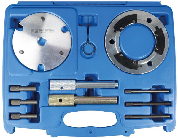 SW-Stahl Motor Einstellwerkzeugsatz, Ford, zum Arretieren der Nockenwelle, Kurbelwelle und Einspritzpumpe, 26113L