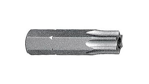 Kraftwerk 1/4" Bit für TX-Schrauben 25 mm T8 mit Bohrung, VE: 5 Stück, 2749-5