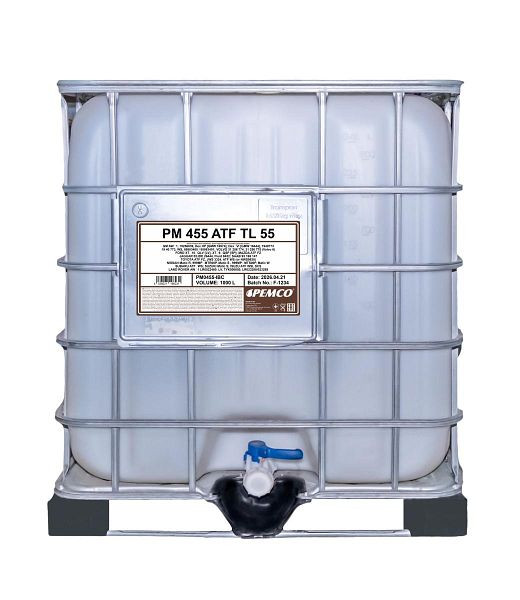 PEMCO Getriebeöl 455 ATF TL 55, VE: 1000 l, PM0455-IBC