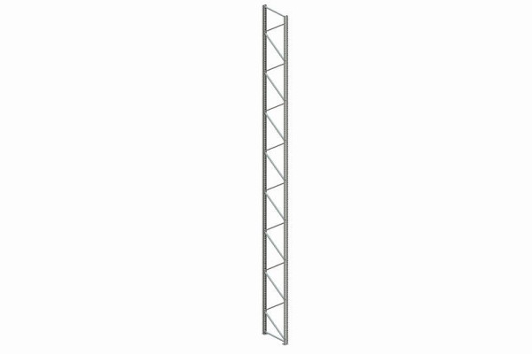 Meta Ständer 120/20 9900x1100 mm, verzinkt, für Palettenregal MULTIPAL, 20095129