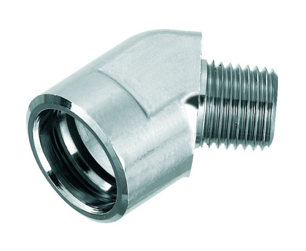 Prevost Buchse 135° mit Außengewinde, AG BSPT= R 1/4, VE: 10 Stück, CPI 081161RO