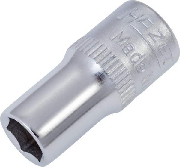 Hazet Steckschlüsseleinsatz, Sechskant, Vierkant hohl 6,3 mm (1/4 Zoll), Außen-Sechskant-Tractionsprofil, 1/4 ", 850A-1/4