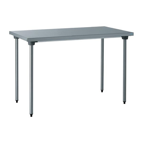 Tournus Edelstahltisch 1000mm, mit Profilrahmen verstärkt, CX545
