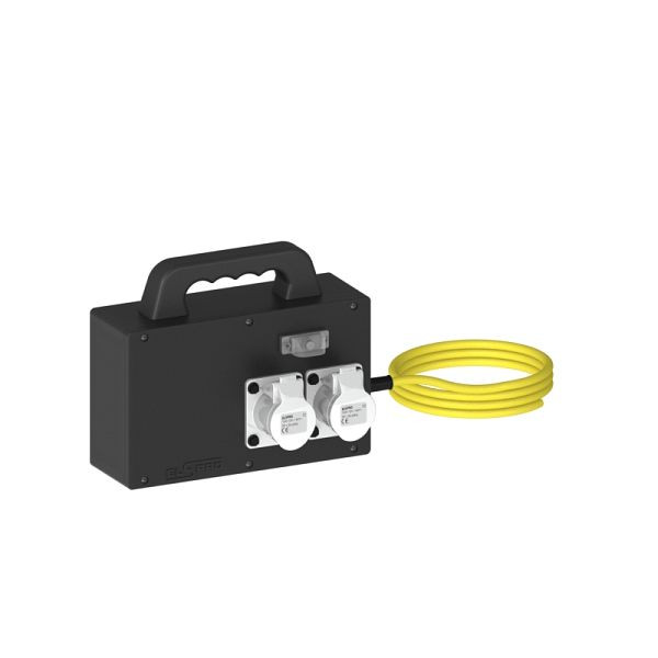 ELSPRO Mobiler Sicherheitstransformator HILDEN, 350 VA, Steckdosen: 2 CEE 42 V 16 A 2 p, 3380182