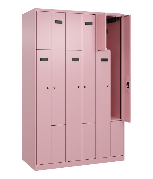 C+P Z-Spind Evolo PLUS, 6 Fächer, 1850x1200x500mm, 3015/3015, Zylinderschloss, 049003-326 S10046