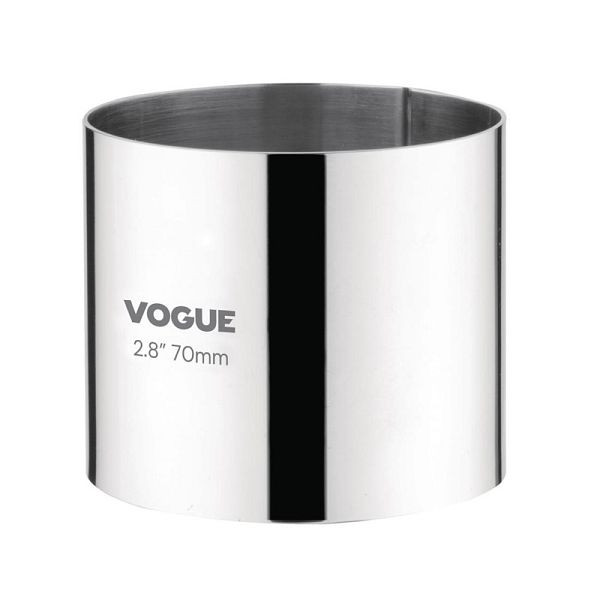 Vogue Moussering Edelstahl 6 x 7cm, CC056, 5050984172939
