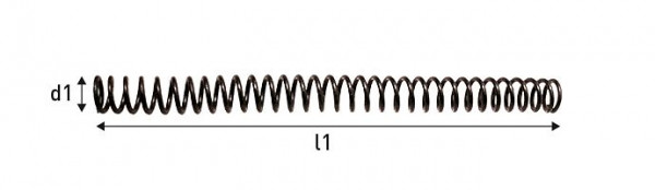 Karnasch Ersatz-Auswurffeder 11x67mm, VE: 50 Stück, 201007