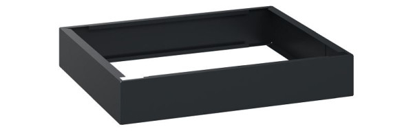 C+P Unterbauten Classic PLUS, C auf 100 mm hohem Sockel, Schwarzgrau, 100 x 600 x 500 mm, Kunststoff-Sockel, 08000-7010605 S10001