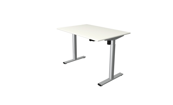 Kerkmann Steh-/Sitztisch Move 1 base 1200 X 800 elektrisch höhenverstellbar von 730-1230 mm, Weiss, 10300410