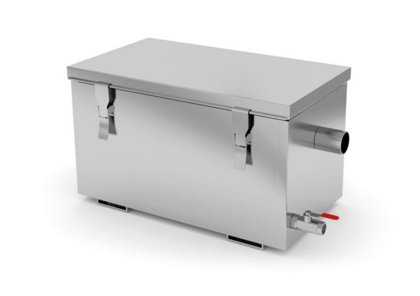 Hendi Fettabscheider 30 l 650x346x308 mm, gegen Verstopfung des Abwassersystems, 975718