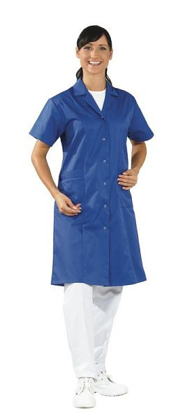Planam Damen Berufsmantel Mischgewebe 1/4-Arm, kornblumenblau, Größe 54, 1611054