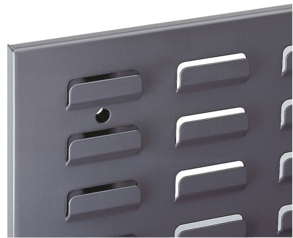 Kappes RasterPlan Schlitzplatte RAL 7015, B 450 x H 2000 mm, Hochformat, 4202.00.4019