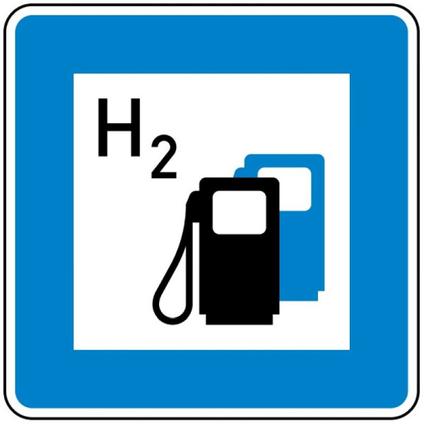 Stein HGS Wasserstofftankstelle Nr. 365-66, 600x600mm /RA1/Flachform 3mm, 365-66-113