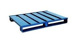Heson Stahlflachpalette 3162, blau, 1200 x 800 x 125, 3162-03-04