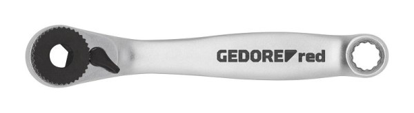 GEDORE red Bit-Knarre 1/4" umschaltbar, mit Antriebsadapter, 3300161