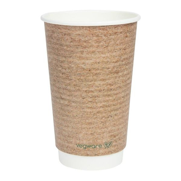 Vegware kompostierbare Kaffeebecher 455ml Packung mit 400 Stück, GH022