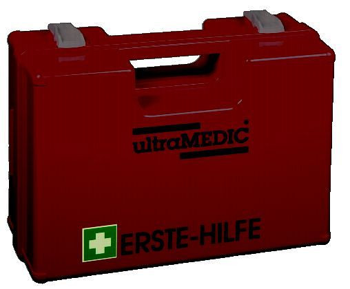ultraMEDIC ultraBOX "BASIC BRIGHT", mit Füllung DIN 13157, orange, SAN-5170-OR