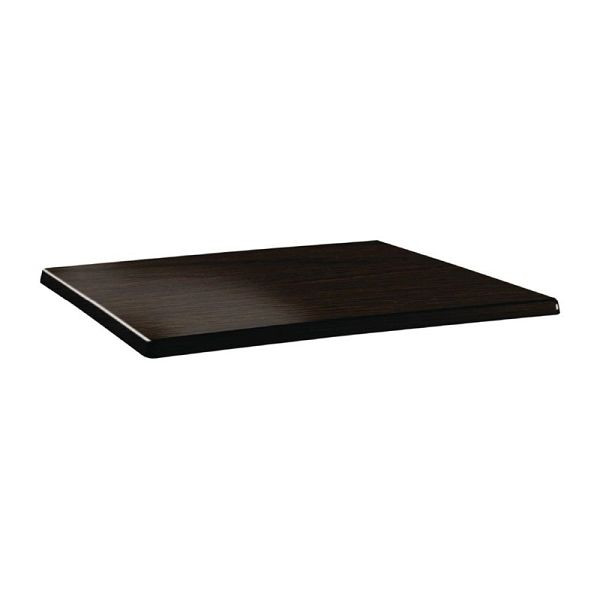 Topalit Classic Line rechteckige Tischplatte Wenge 120 x 80cm, DR926