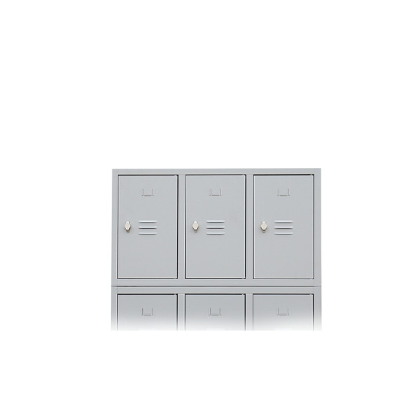 Lüllmann Aufsatzschrank, 500 x 885 x 500 mm, lichtgrau, 524630