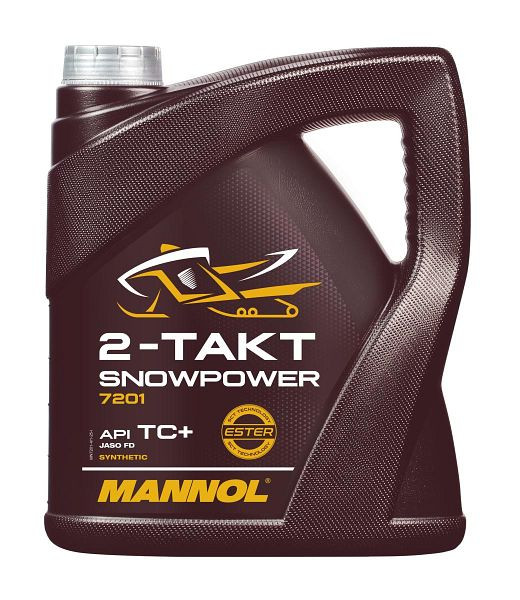 MANNOL Motoröl 7201 2-Takt Snowpower, VE: 4 l, MN7201-4