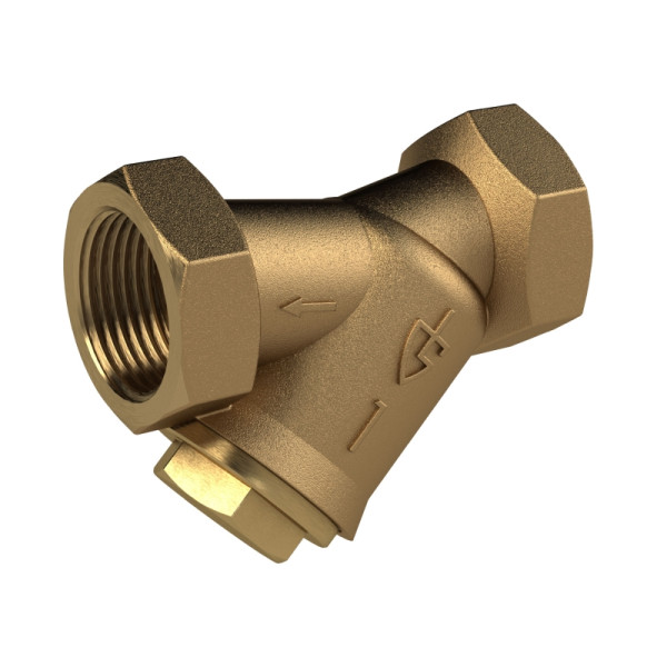 Riegler Schmutzfänger, Rotguss, G 1, DN 25, MW 0,25 mm, 147580