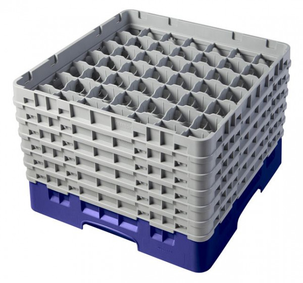 Cambro Spülkorb mit 49 Fächer Camrack® 29,8 cm Marineblau, 49S1114186