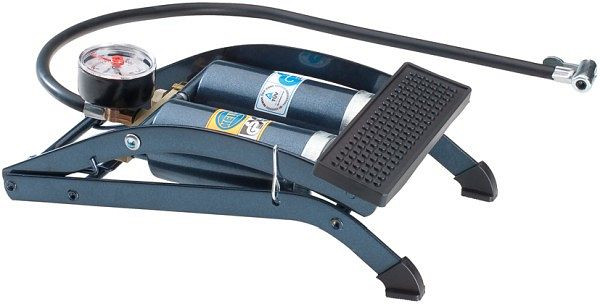 HELLA Luftpumpe mit analoger Anzeige, Fördermenge pro Hub: 420cm³, manuell (Fußbetätigung), 8TM 003 792-001