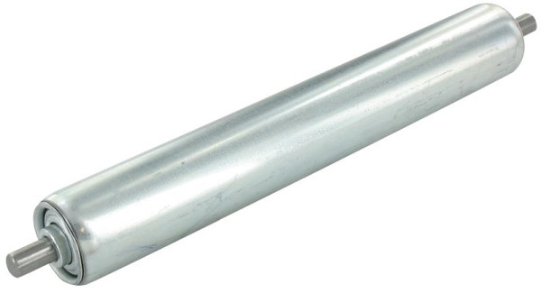 Rollentechnik Tragrolle Stahl 30x1,5 EL 100 AL 130, Achse: Federachse 10, TSZF-30ST-FE10-100