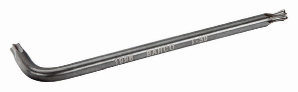 Bahco Winkelschraubendreher, Kugelkopf, TX-10, brüniert, 17x86 mm, 1996TORX-T10