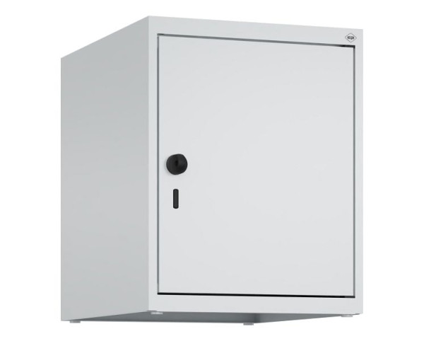 C+P Schrankaufsatz Classic PLUS, Aufsatzschrank, 7035/7035, Drehriegel, 500x400x500mm, 1 Abteil, 080090-12 S10009