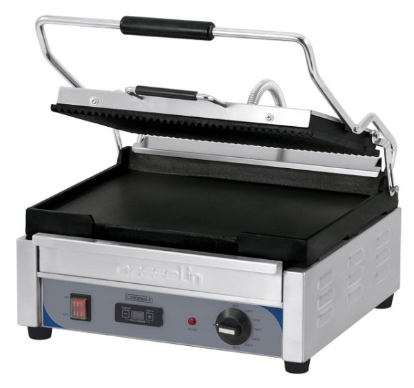 Casselin Panini-Grill L - Premium - Gerillt / Glatt mit Timer, CGPRLGPT