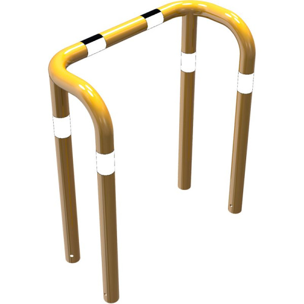 Stein HGS Rammschutzbügel -Solid- 90° Doppelbügel, 1000x650mm /zum Einbetonieren, 477.70bg