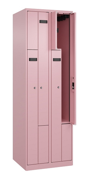 C+P Z-Spind Evolo PLUS, 4 Fächer, 1850x600x500mm, 3015/3015, Zylinderschloss, 049003-204 S10046