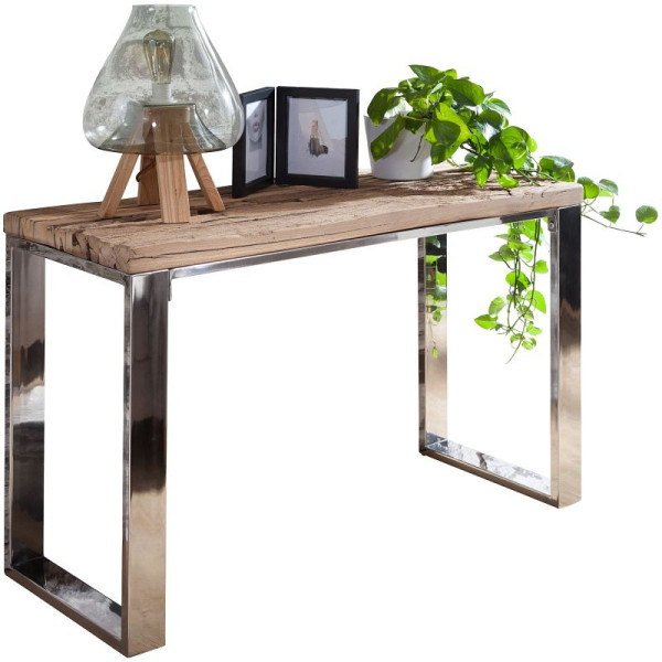Wohnling Konsolentisch PRIYA 115x76x46 cm Massivholz Akazie Natur, WL5.685