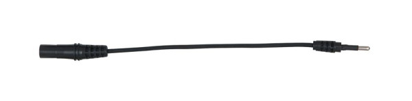 KS Tools 4,0 mm Eingangsbuchse auf 2,0 mm Prüfadapterstecker rund (schwarz), 150.0975