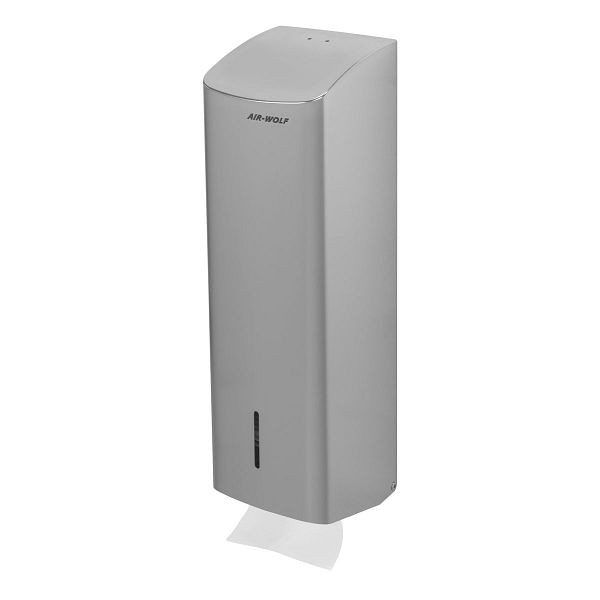 Air Wolf WC-Papierspender, Wandmontage, Edelstahl gebürstet, Serie Alpha, 60-190