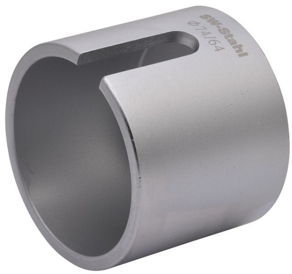 SW-Stahl Druckstück mit Kontrollaussparung, 74/64 mm, 10043L-20