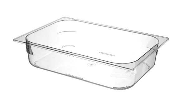 Hendi Eiscreme Behälter Polykarbonat, LxBxH: 360x250x80 mm, Transparent, 807057