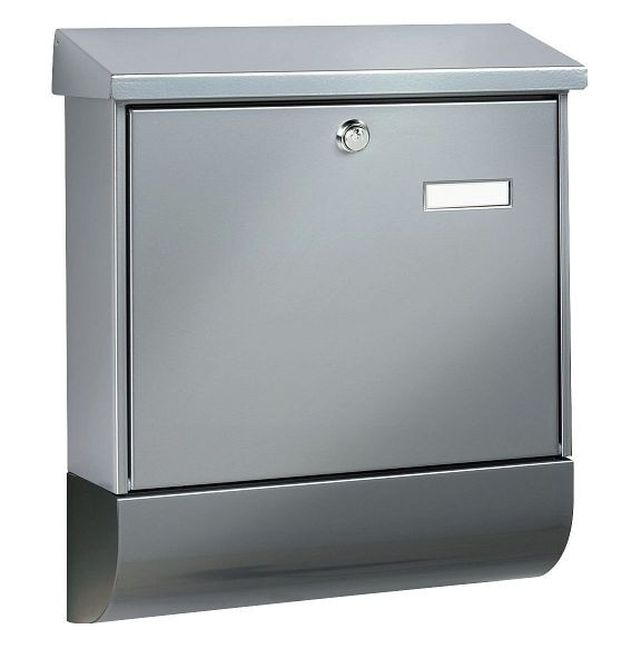 BURG-WÄCHTER Briefkasten + Box SET VARIO 86720 SI (EC), 2 x Schlüssel, HxBxT (außen): 420 x 377 x 115mm, silber, 31445