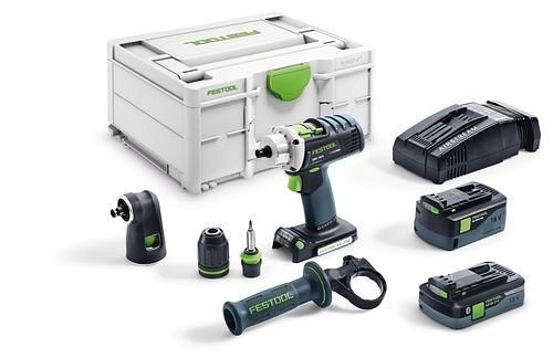 Festool Akku-Bohrschrauber DRC 18/4 5,2/4,0 I-Set-SCA QUADRIVE, 576460