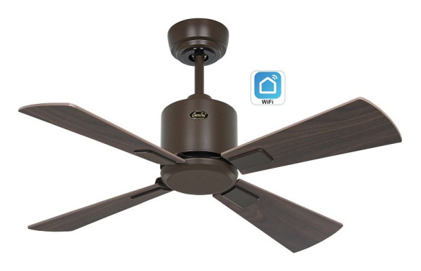 CasaFan Deckenventilator Eco Neo III 92 Lack bronze-Nussbaum/Kirsche WiFi, 949011W
