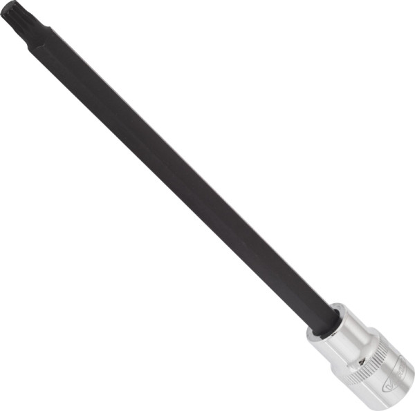 VIGOR Innenvielzahn Schraubendreher-Einsatz (XZN), Vierkant hohl 12,5 mm (1/2 Zoll), Innen Vielzahn Profil XZN, M8, Länge: 200 mm, VE: 5 Stück, V2133