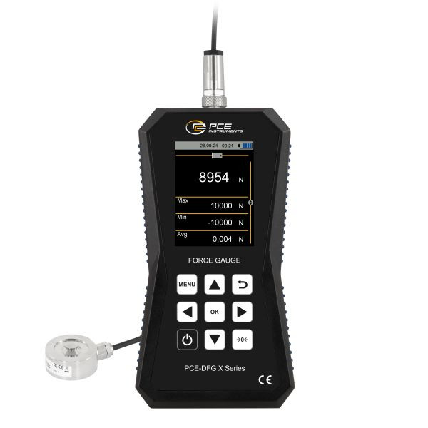 PCE Instruments Kraftmessgerät mit externer Druckmessdose bis 10 kN, PCE-DFG 10K XF