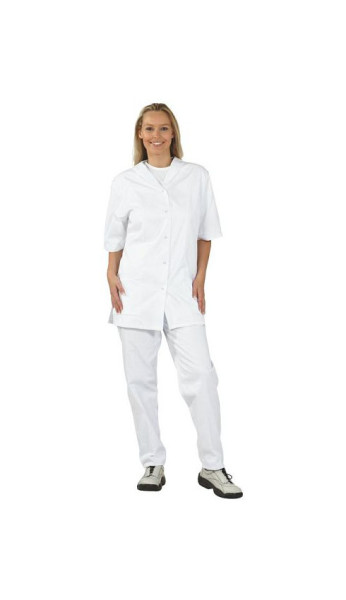 Planam Damen Bundhose Mischgewebe, reinweiß, Größe 50, 1647050