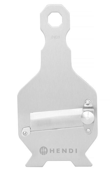 Hendi Trüffelhobel Edelstahl Klinge 60 mm, Gehäuse aus Edelstahl, 229835