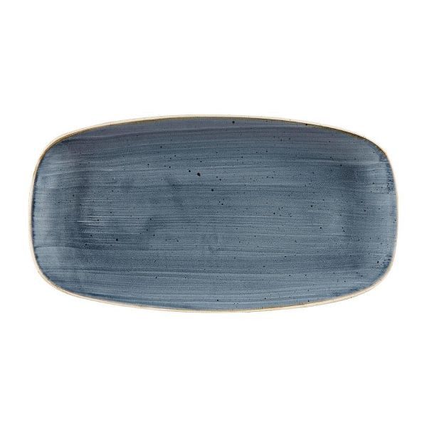 Churchill Stonecast Rechteckige Teller, Blaubeere, 153 x 298 mm, (12 Stück), DW356