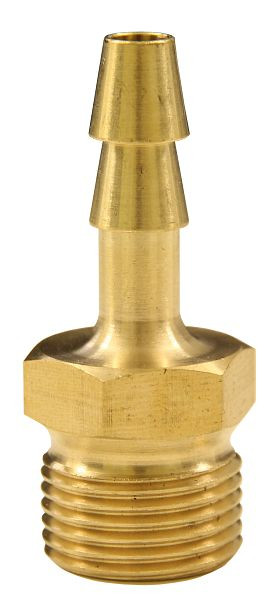 ELMAG Schlauchtülle mit, Außengewinde, AG 3/8',6 mm, Messing, 42354