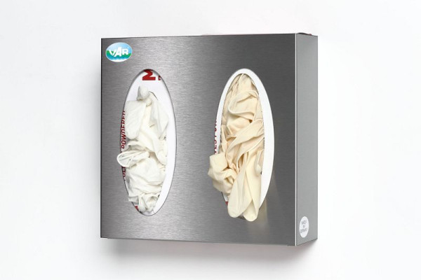 VAR Wandspender 2 Fach, für Handschuh-/Handtuchboxen, 5931, 4030695059317