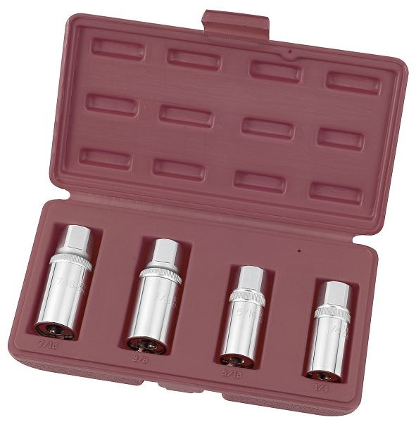 Kraftwerk Bolzenausdreher-Satz, 4 tlg, Durchmesser: 6-8-10-12 mm, 1/4"-5/16"-3/8"-7/16", 3060
