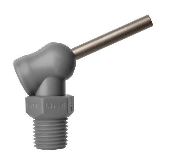 Loc-Line Hochdruckdüse XW 1/4", D=4,1mm, L=31,8mm, a=102° grau, L72095G